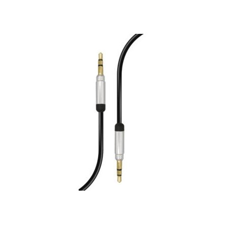 Cavo audio karma ridem jack stereo doppio 3.5mm m/m 3m nero [rdm