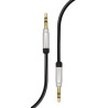 Cavo audio karma ridem jack stereo doppio 3.5mm m/m 3m nero [rdm