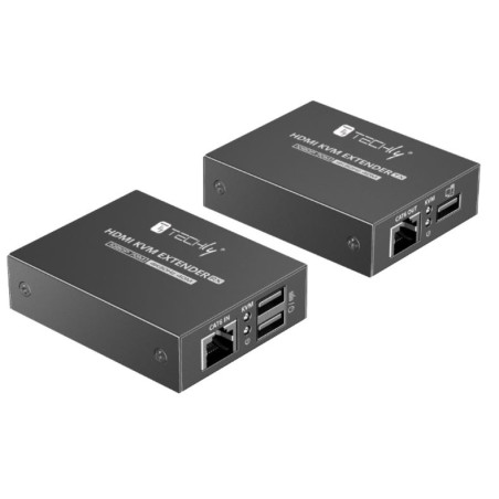 Extender hdmi techly kvm su cavo di rete cat6/6a/7 70/40m