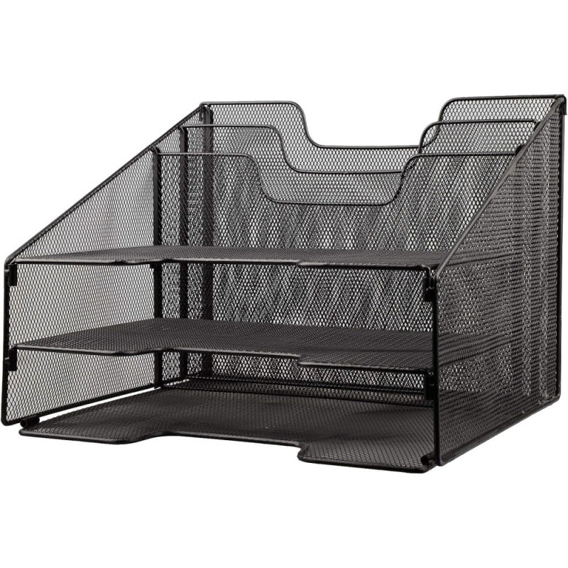 Organizer da scrivania techly 3 vassoi a4/2portadocumenti verticali