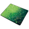 Tappetino gaming techly xl 450x400mm verde