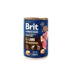 Mangime umido per cani brit premium by nature agnello con grano saraceno