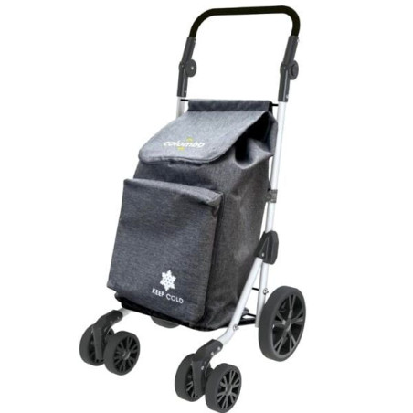 Carrello spesa colombo 60l grigio [cra006]
