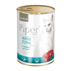 Mangime dolina noteci piper sterilised tonno per gatti 400g
