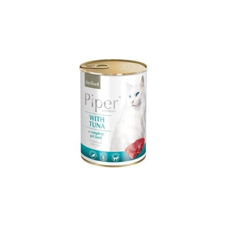 Mangime dolina noteci piper sterilised tonno per gatti 400g