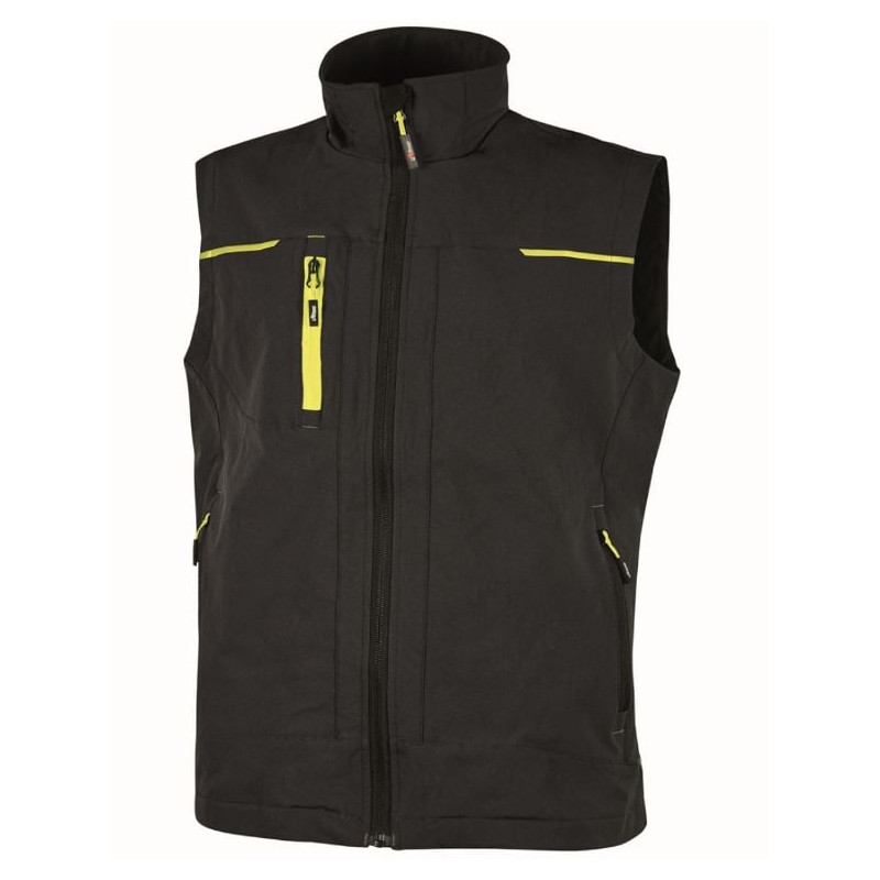 Gilet da lavoro saturn u-power taglia xl nero/giallo [pe181bc-xl]