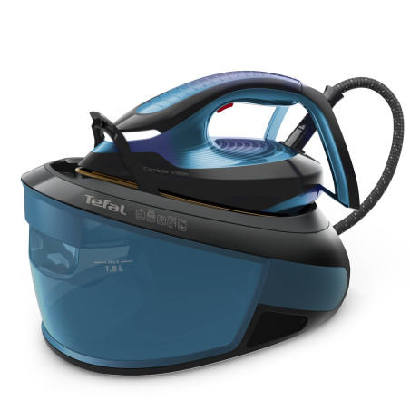 Ferro da stiro tefal express vision sv8151 a vapore 2800w blu/nero