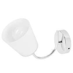 Lampada da parete activejet aje-emily 1p e27 1x40w bianco [aje-emily