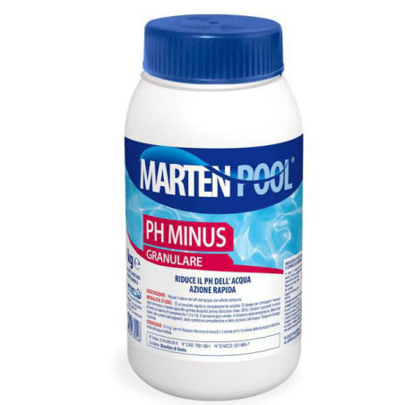 Regolatore marten ph minus per piscina 1kg [pool054]