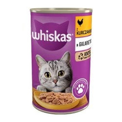 Mangime whiskas con pollo in gelatina per gatti 400g