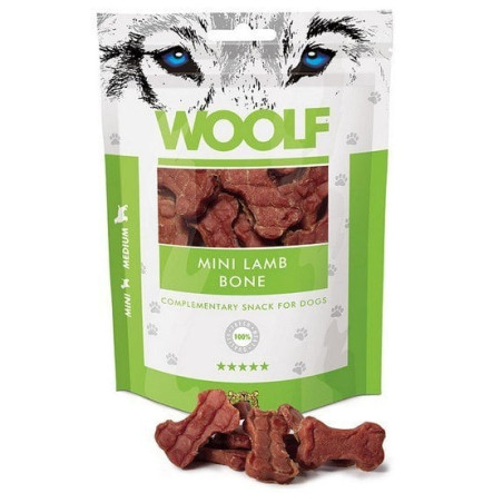 Mangime woolf mini osso di agnello per cani 100g