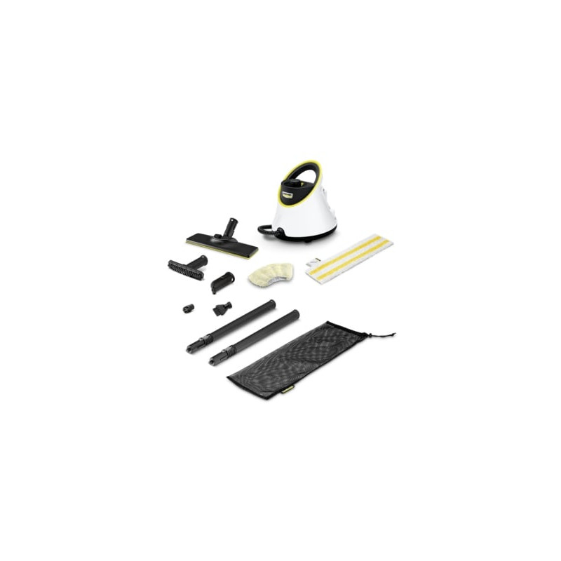 Pulitore a vapore karcher sc 2 deluxe 1500w 1l bianco [1.513-400.0]