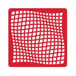 Tappetino per lavello bama 28x26.5cm rosso [502]