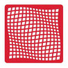 Tappetino per lavello bama 28x26.5cm rosso [502]