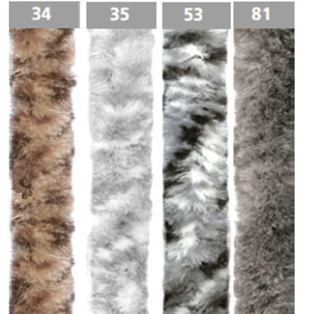 Tenda ciniglia arisol 120x240 f 28 argento [552.120.240 ue53]