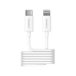 Cavo di ricarica 2-power da usb-c a lightning 1m bianco [2puc1m03w]