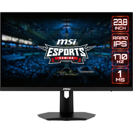 Monitor led 24'' msi g244f e2 gaming full hd 1920x1080/1ms/e/nero