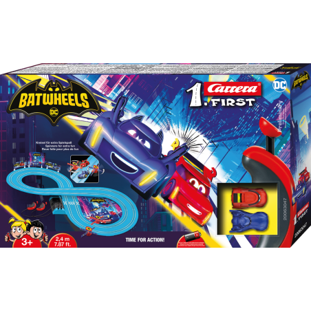 Set da gioco carrera prima batwheels batwheels pronti all'azione