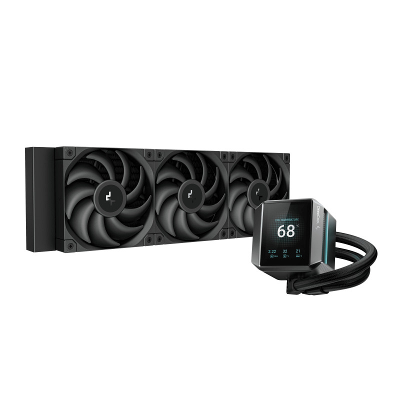 Dissipatore cpu a liquido deepcool mystique 360 360mm nero [r-lx750-bkdsnmp-g-1]