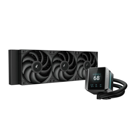 Dissipatore cpu a liquido deepcool mystique 360 360mm nero [r-lx750-bkdsnmp-g-1]