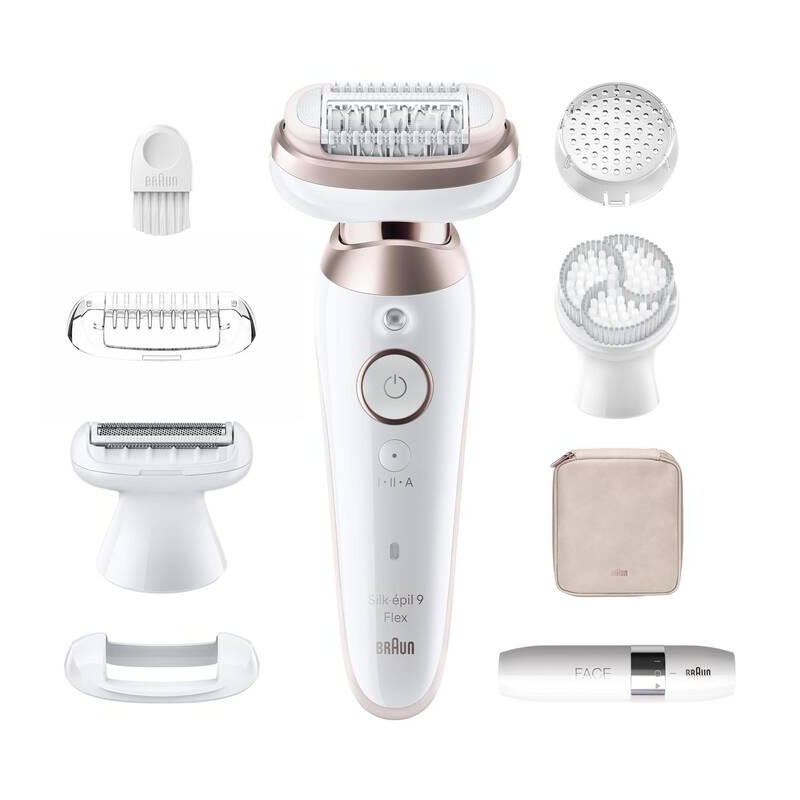 Epilatore braun silk-epil 9-360 3d 40 pinzette per corpo