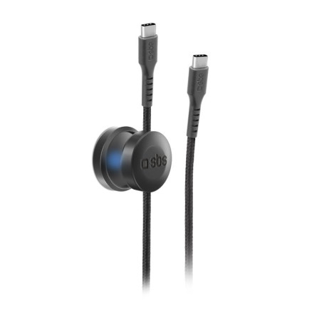Cavo dati/ricarica sbs temagccdg usb tipo c a usb tipo c con supporto