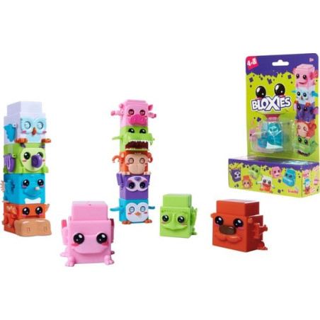 Simba bloxies personaggi da collezione - torre impilabile multicolore