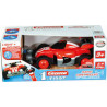 Veicolo radiocomandato carrera first rc racer 2.4ghz 1:18 rosso/bianco