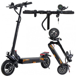 Monopattino elettrico majestic lewis pro ii 500w/20km/h/nero