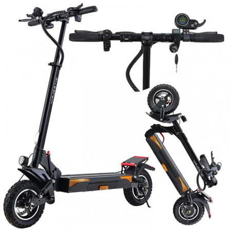 Monopattino elettrico majestic lewis pro ii 500w/20km/h/nero