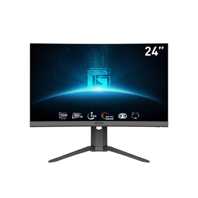 Monitor led 24" msi g24c6p e2 full hd 1920x1080p 1ms classe