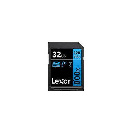 32gb scheda micro sdhc lexar serie blu uhs-1 v10 classe 10 nero/blu