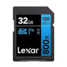 32gb scheda micro sdhc lexar serie blu uhs-1 v10 classe 10 nero/blu