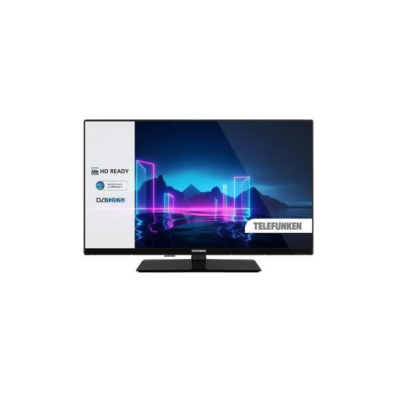 Tv led 32'' telefunken te32750s38yxd hd 720p ready tv classe