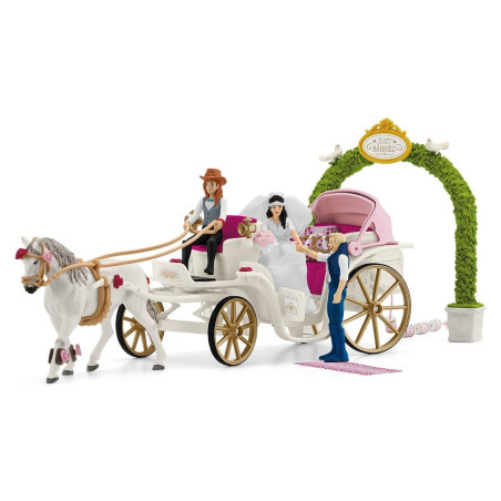 Schleich horse club wedding carriage multicolore [42641]