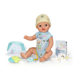 Bambola zapf creation baby born lukas piccolo neonato 36cm multicolore