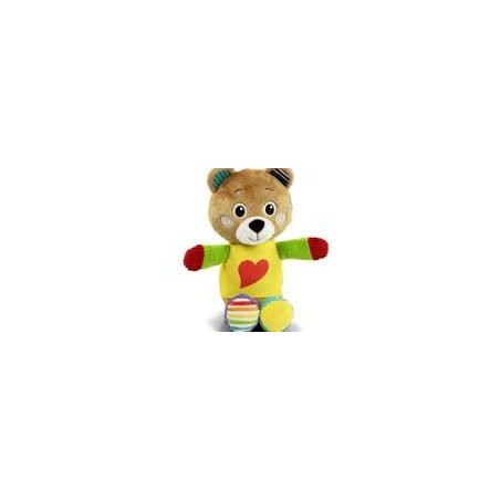 Peluche clementoni bob the bear 16x22.5x8.5cm multicolore