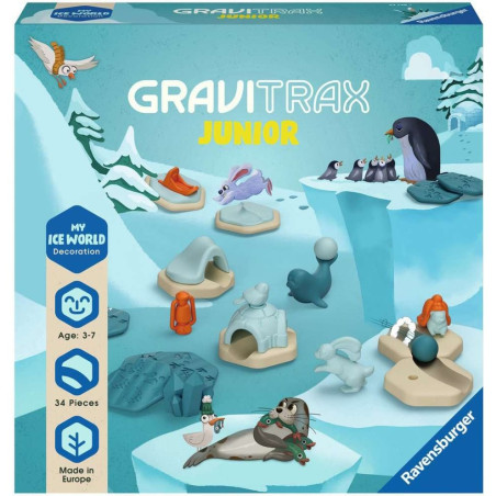 Gioco da construzione ravensburger gravitrax junior estensione ghiaccio