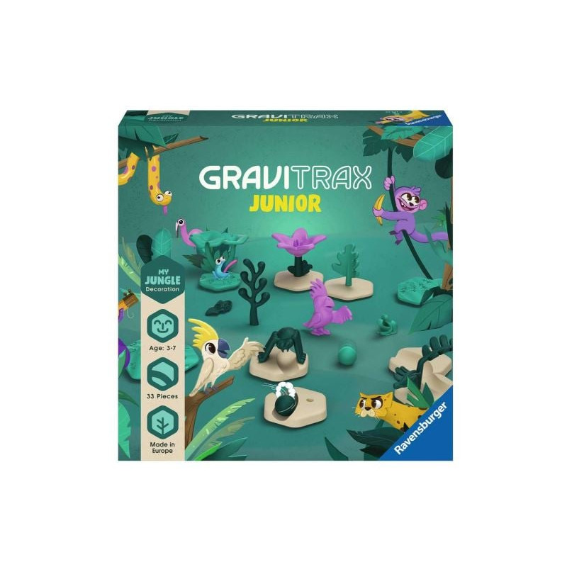 Gioco da construzione ravensburger gravitrax junior extension jungle