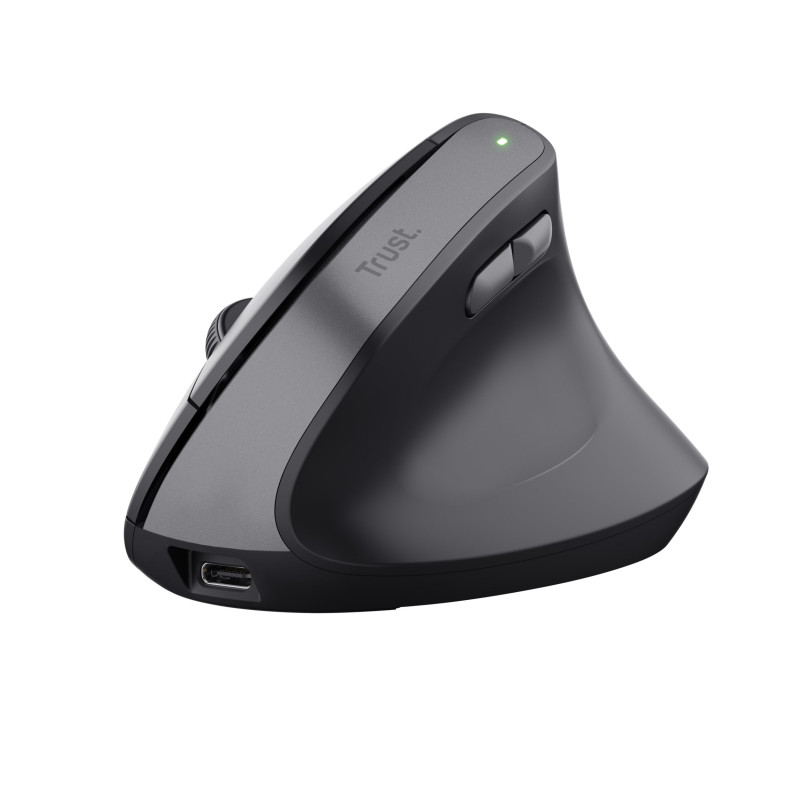 Mouse trust tm-270 wireless ottico ergonomico 2400dpi nero [25371]