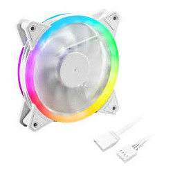 Ventola 120x120 sharkoon shark blades pwm rgb 120mm bianco [4044951039982]