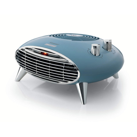 Termoventilatore ariete 8211 da tavolo vintage 2000w blu/celeste