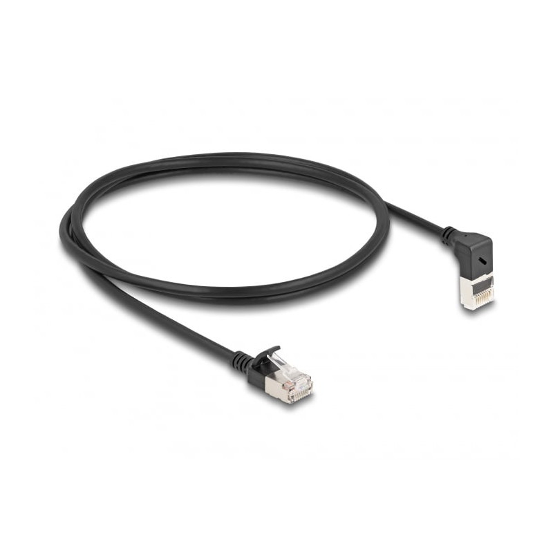 Cavo patch delock 80287 cat6a s/ftp (s-stp) rj-45 1m nero