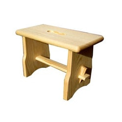 Sgabello domestico machx in legno basso 30x16 h.20 [machx]