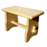 Sgabello domestico machx in legno basso 30x16 h.20 [machx]