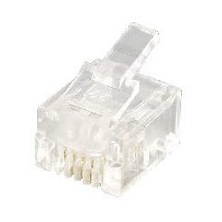 Connettore conceptronic equip per cavo rj-12 6p4c trasparente