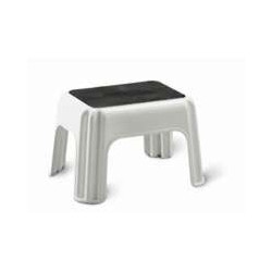 Sgabello domestico giganplast no slip bianco 40x32 h.24 7580m [giganplast]