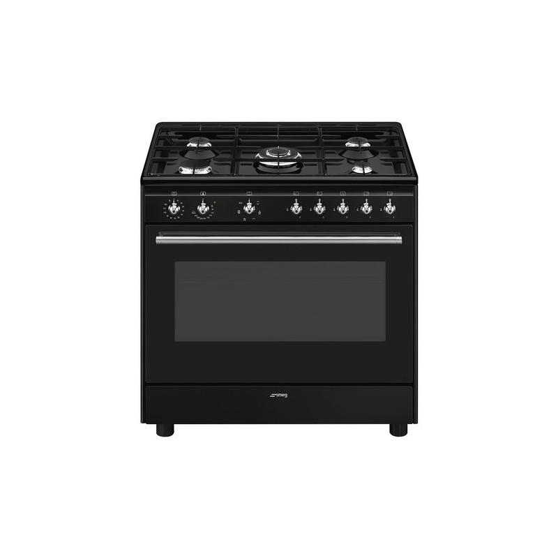 Cucina gas smeg concert cx91gmbl da accosto 90cm classe a nero