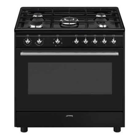 Cucina gas smeg concert cx91gmbl da accosto 90cm classe a nero
