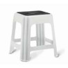 Sgabello domestico giganplast novanta bianco 42x34 h.42 as 7595m